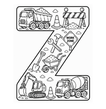 Load image into Gallery viewer, The Mighty Builders Alphabet Coloring Book
