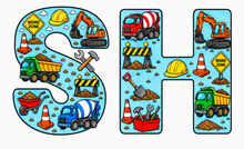 Load image into Gallery viewer, The Mighty Builders Alphabet Coloring Book
