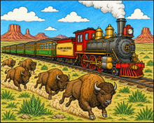 Cargar imagen en el visor de la galería, All Aboard The Great Train Express Coloring Book
