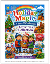 Load image into Gallery viewer, Holiday Magic: A Year Of Celebrations Activity Book
