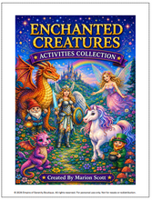 Lataa kuva Galleria-katseluun, Enchanted Creatures: A Magical Activity Book
