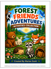 Load image into Gallery viewer, Forest Friends Adventures Activity Book
