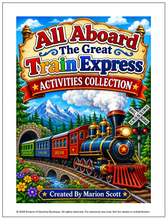 Lataa kuva Galleria-katseluun, All Aboard The Great Train Express Activity Book
