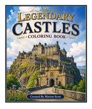 Cargar imagen en el visor de la galería, Legendary Castles Coloring Book
