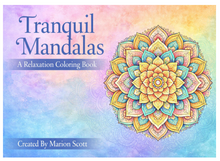 Lataa kuva Galleria-katseluun, Tranquil Mandalas: A Relaxation Coloring Book
