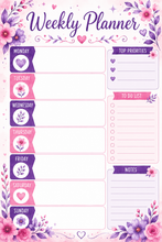 Cargar imagen en el visor de la galería, Weekly Planner Templates
