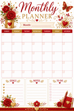 Cargar imagen en el visor de la galería, Monthly Planner Templates
