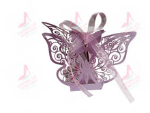 Load image into Gallery viewer, The Brave Fairy’s Wish (Lilac Butterfly Box) necklace
