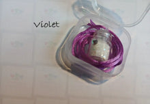 Cargar imagen en el visor de la galería, The Brave Fairy’s Wish (Lilac Butterfly Box) necklace
