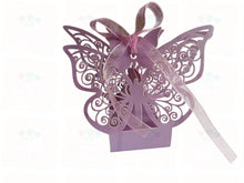 Cargar imagen en el visor de la galería, The Brave Fairy’s Wish (Lilac Butterfly Box) necklace
