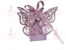 Load image into Gallery viewer, The Brave Fairy’s Wish (Lilac Butterfly Box) necklace
