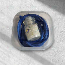 Load image into Gallery viewer, The Brave Fairy’s Wish (Turquoise Blue Butterfly Box) necklace
