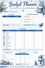 Load image into Gallery viewer, Season Themed Budget Planner
